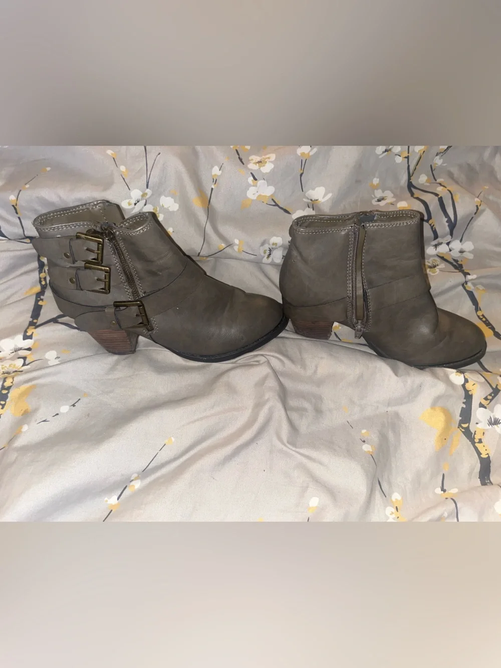 Women's Mid-Calf Zip Ankle Boots